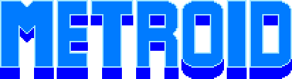 Logo von Metroid 1 (NES 1986)